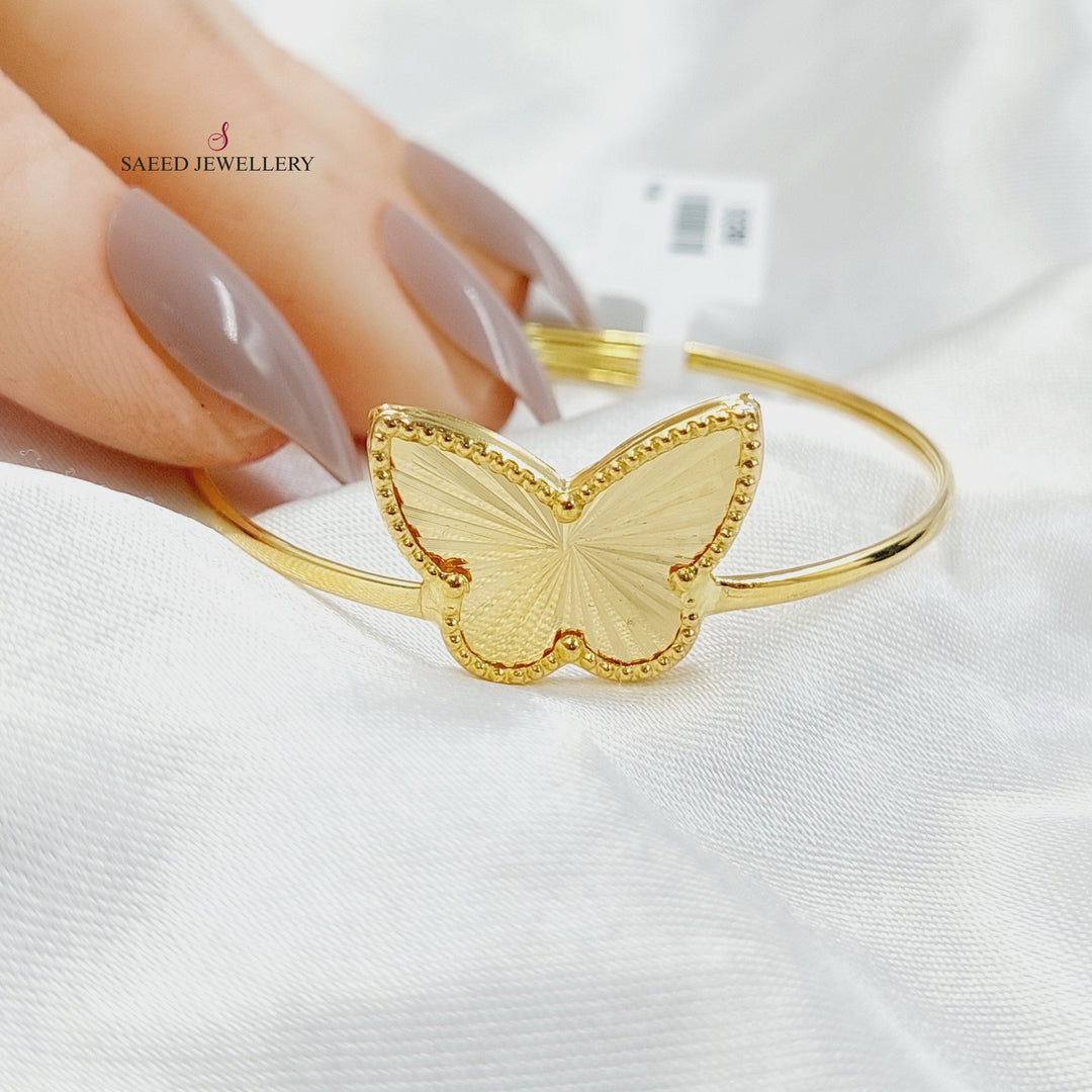 18K Gold Butterfly Bracelet by Saeed Jewelry - Image 3