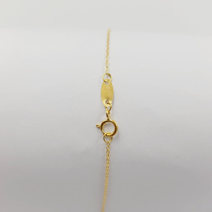 18K اسوارة فراشة-مجوهرات الشيخ سعيد-Saeed Jewelry 