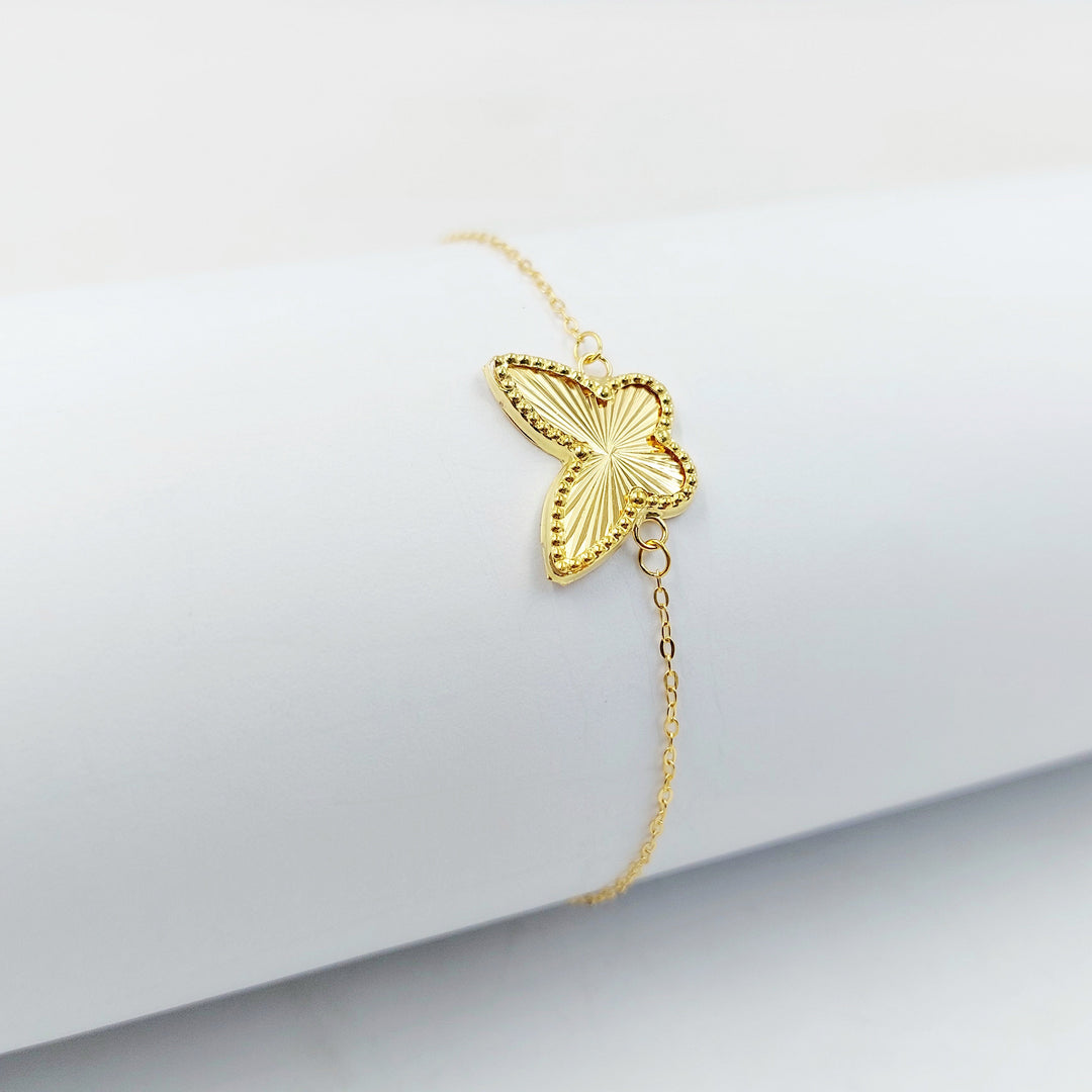Butterfly Bracelet Made of 18K Gold by Saeed Jewelry 