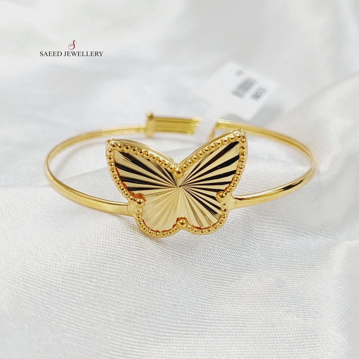 18K Gold Butterfly Bracelet by Saeed Jewelry - Image 2