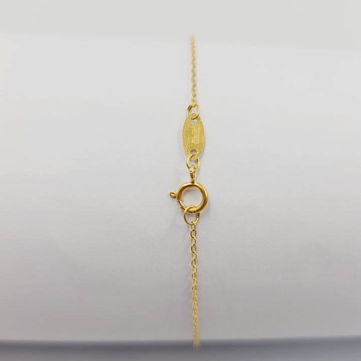 18K اسوارة فراشة-مجوهرات الشيخ سعيد-Saeed Jewelry 