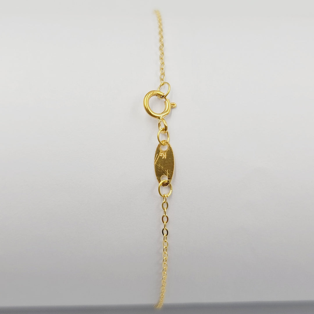 18K اسوارة فراشة-مجوهرات الشيخ سعيد-Saeed Jewelry 