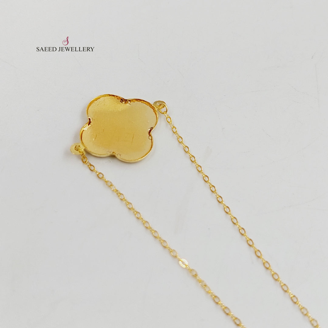 18K Gold Clover Bracelet by Saeed Jewelry - Image 6