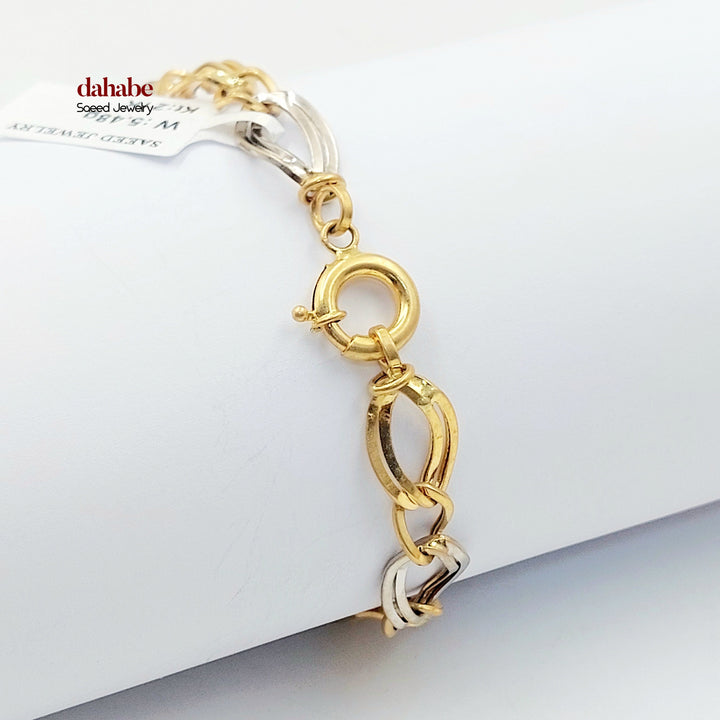 Deluxe Cuban Links Bracelet Made of 18K Gold by Saeed Jewelry 