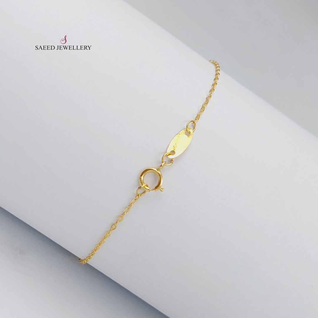 Heart Bracelet Made of 18K Gold by Saeed Jewelry 