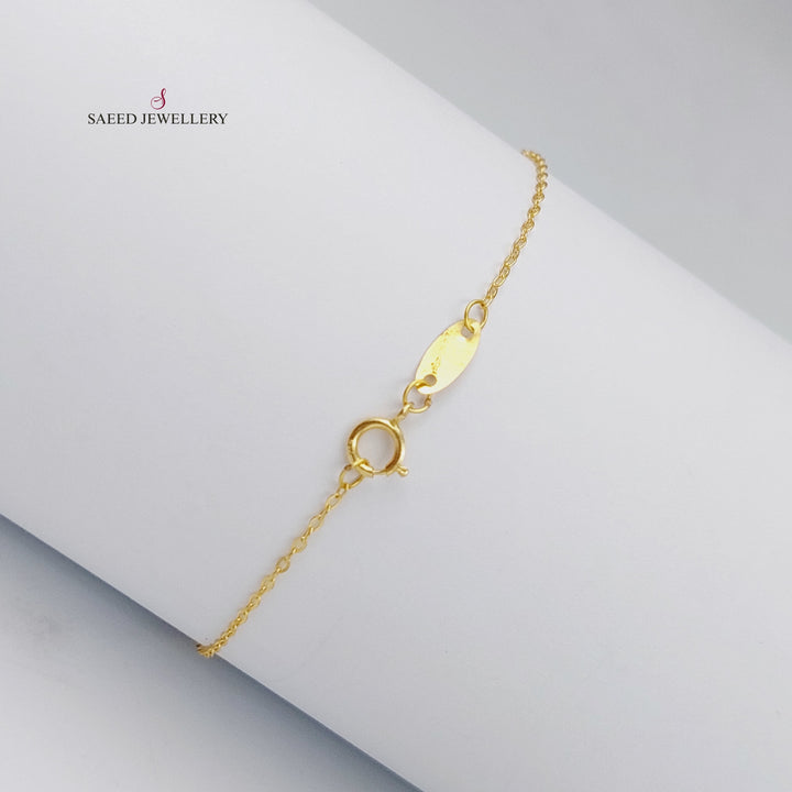 Heart Bracelet Made of 18K Gold by Saeed Jewelry 