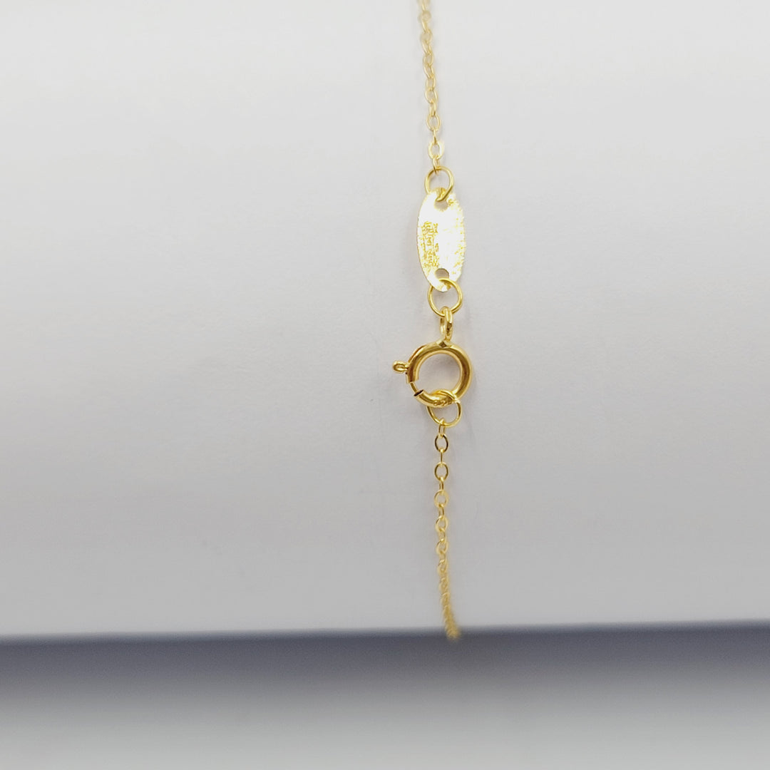 18K اسوارة قلب-مجوهرات الشيخ سعيد-Saeed Jewelry 