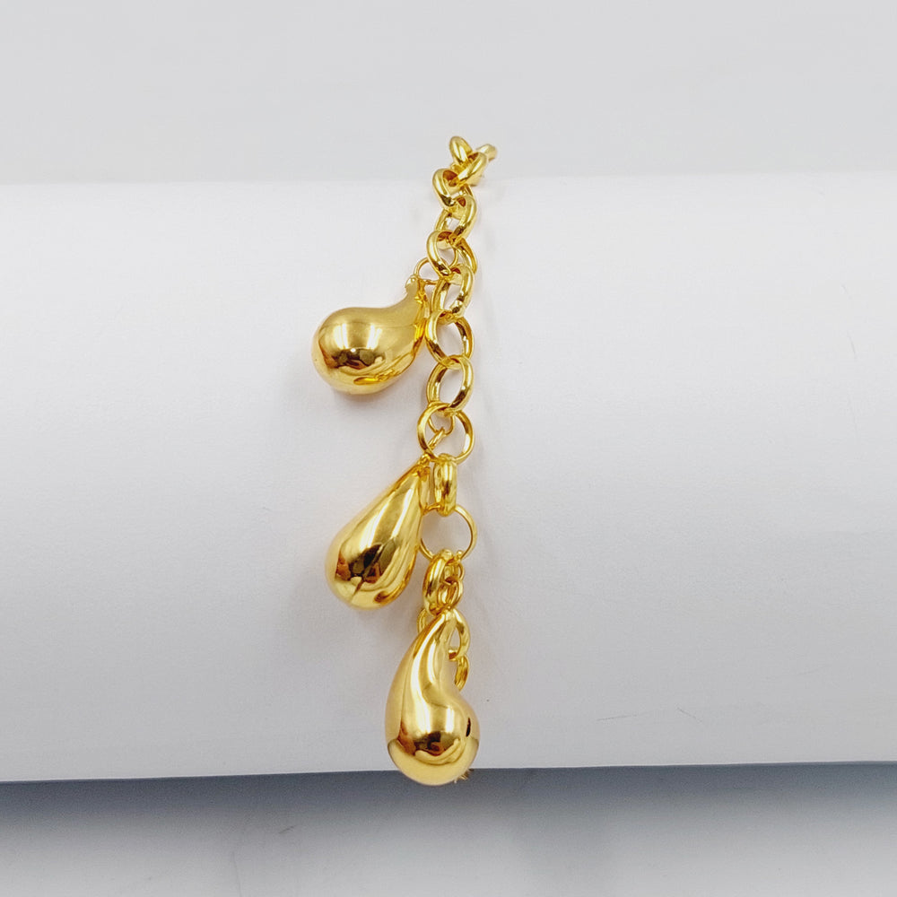 18K Gold Almond Joy Bracelet by Saeed Jewelry - Image 2