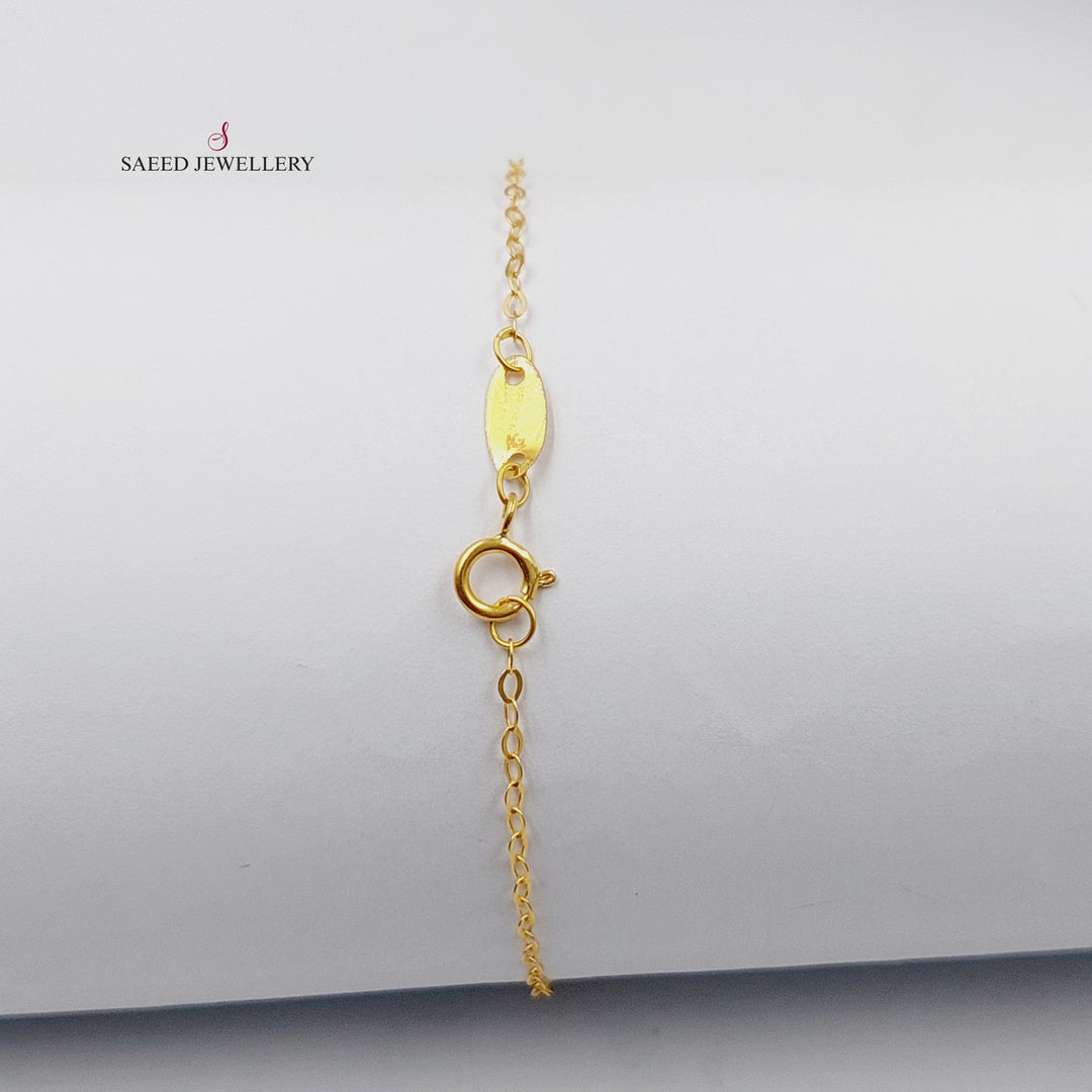 18K Gold Clover Bracelet by Saeed Jewelry - Image 3