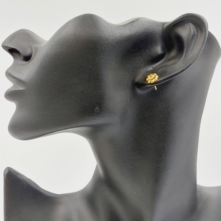 18K حلق اطفال-مجوهرات الشيخ سعيد-Saeed Jewelry 