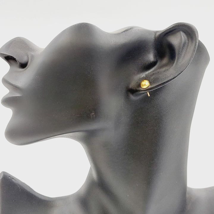 18K حلق اطفال-مجوهرات الشيخ سعيد-Saeed Jewelry 