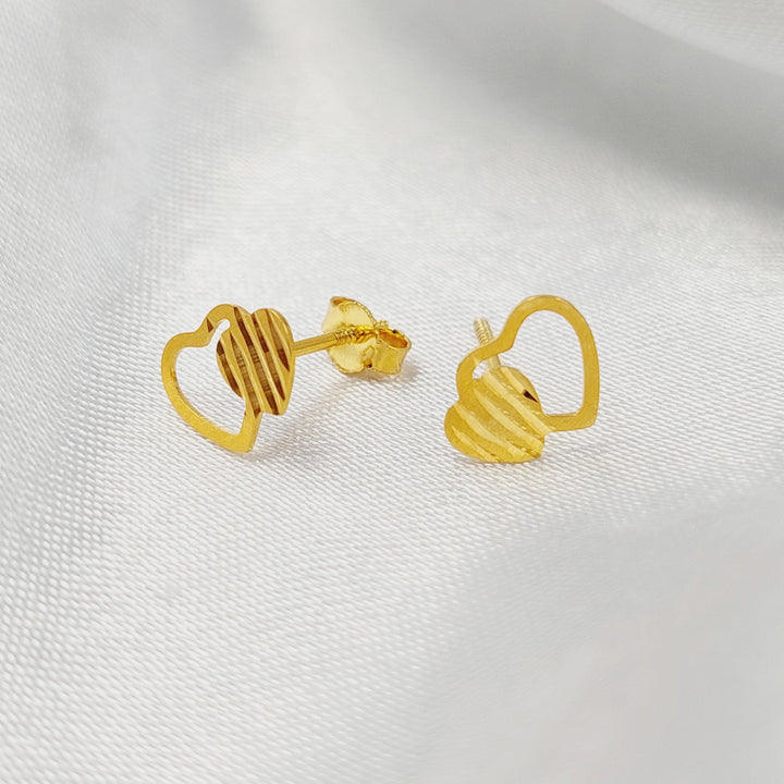 18K حلق اطفال-مجوهرات الشيخ سعيد-Saeed Jewelry 