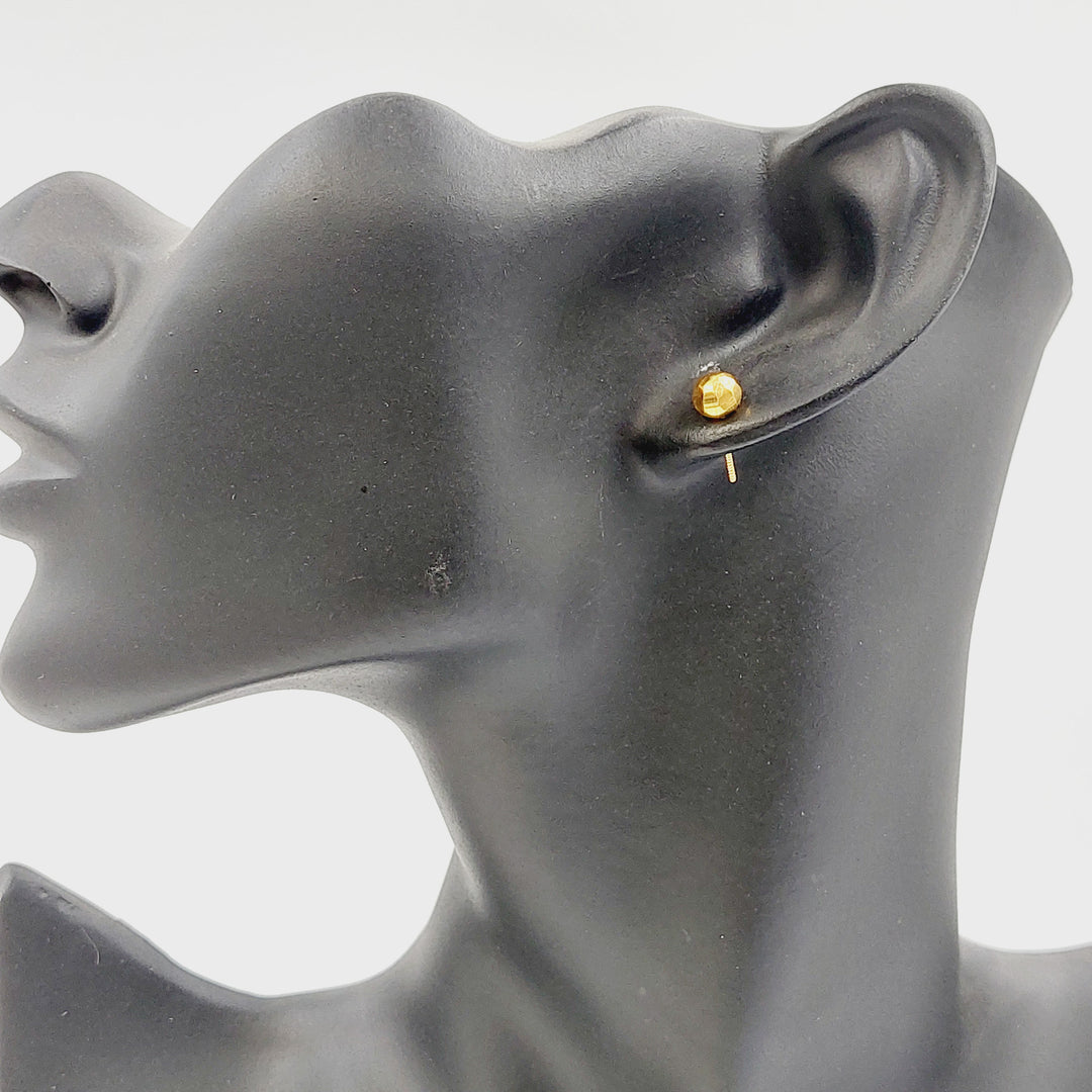 18K حلق اطفال-مجوهرات الشيخ سعيد-Saeed Jewelry 