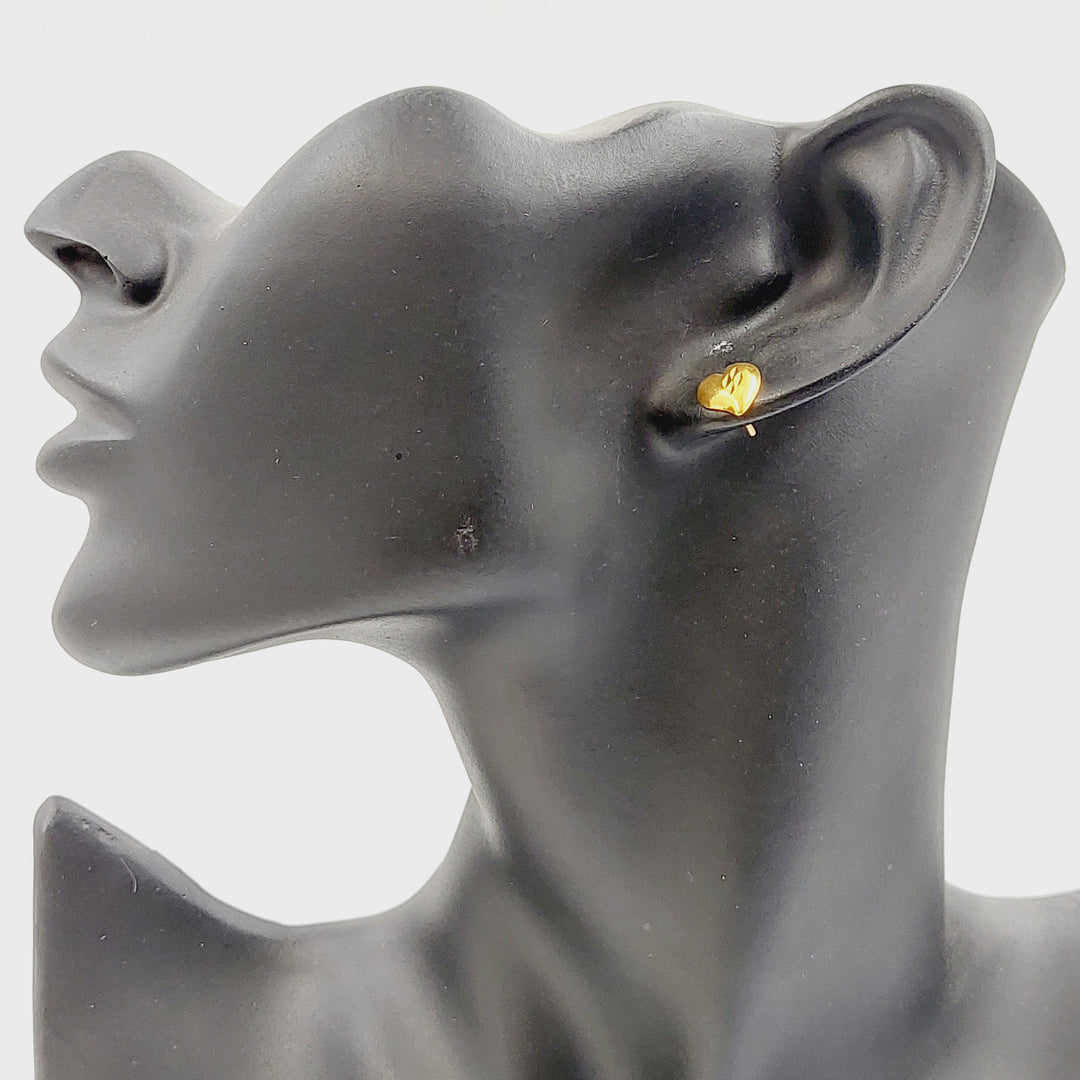 18K حلق اطفال-مجوهرات الشيخ سعيد-Saeed Jewelry 