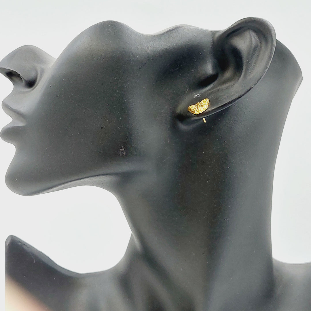 18K حلق اطفال-مجوهرات الشيخ سعيد-Saeed Jewelry 