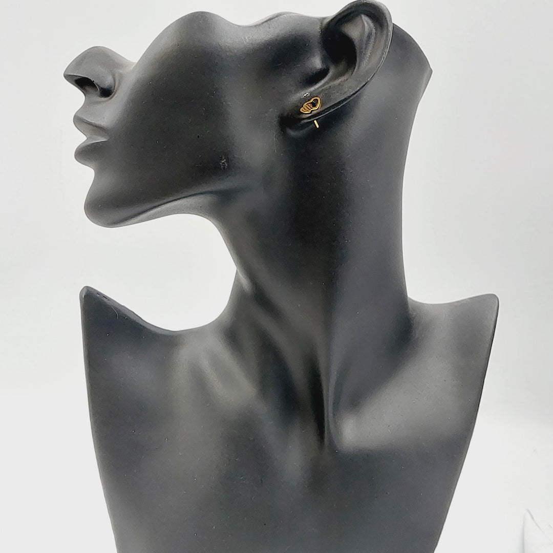 18K حلق اطفال-مجوهرات الشيخ سعيد-Saeed Jewelry 