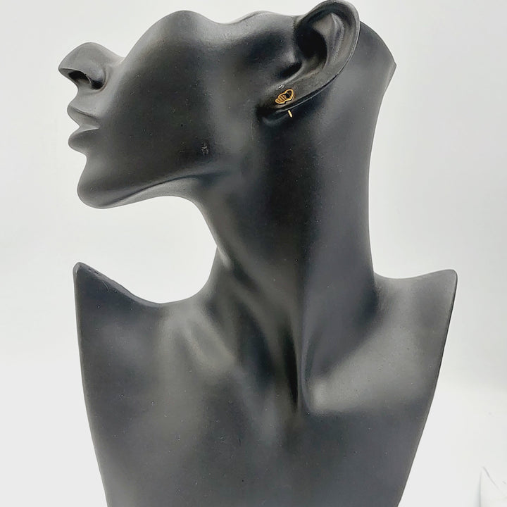 18K حلق اطفال-مجوهرات الشيخ سعيد-Saeed Jewelry 