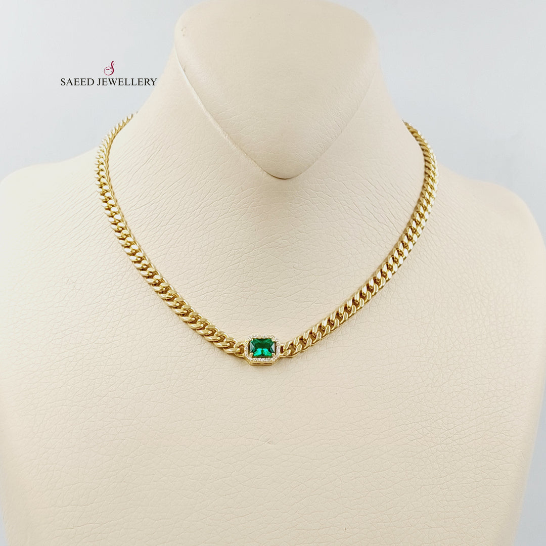 18K Gold 5mm Cuban Links Necklace by Saeed Jewelry - Image 7