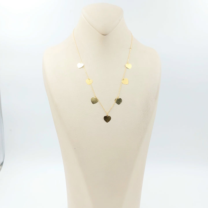 Dandash Necklace Made of 18K Gold by Saeed Jewelry 