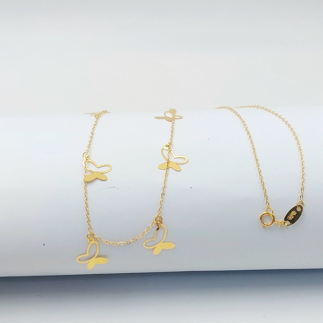 Dandash Necklace Made of 18K Gold by Saeed Jewelry 