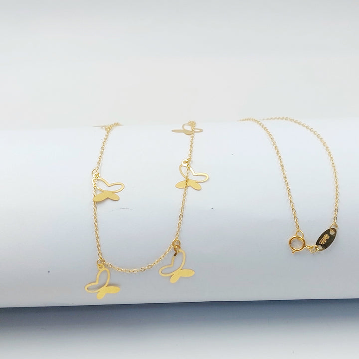 Dandash Necklace Made of 18K Gold by Saeed Jewelry 