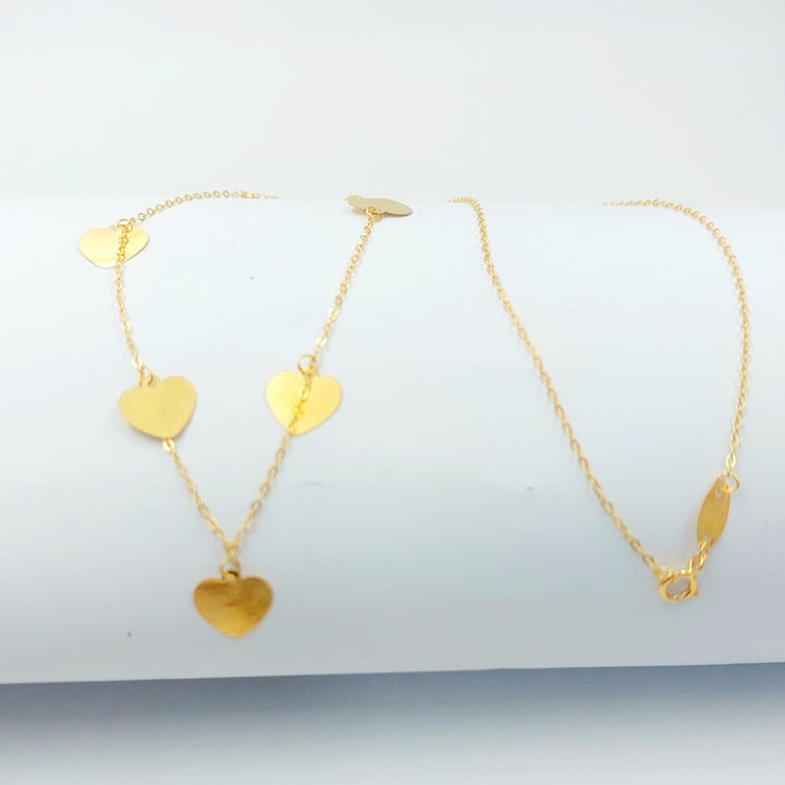 Dandash Necklace Made of 18K Gold by Saeed Jewelry 