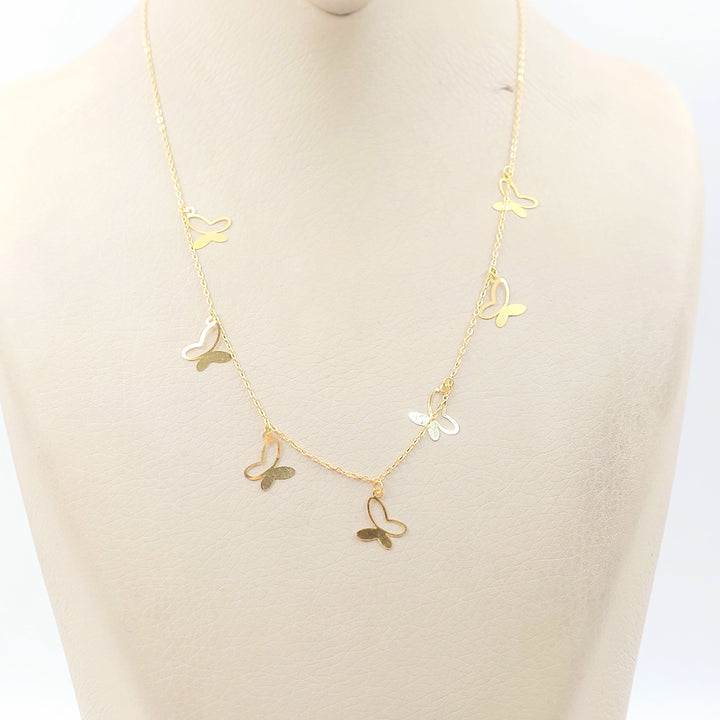 Dandash Necklace Made of 18K Gold by Saeed Jewelry 