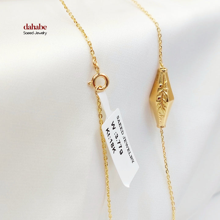 18K Gold Olive Leaf Necklace