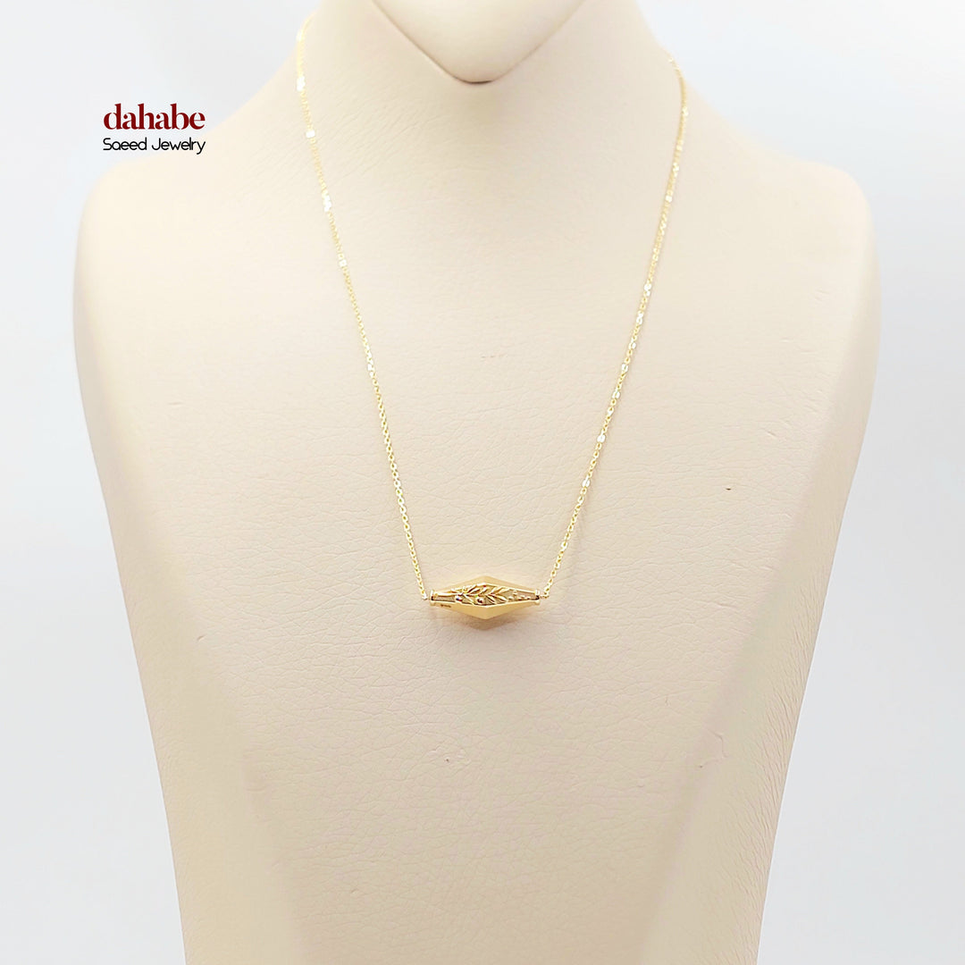 18K Gold Olive Leaf Necklace