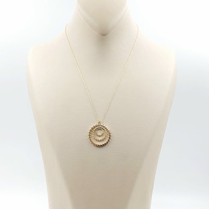 18K عقد اكسترا مرصع-مجوهرات الشيخ سعيد-Saeed Jewelry 