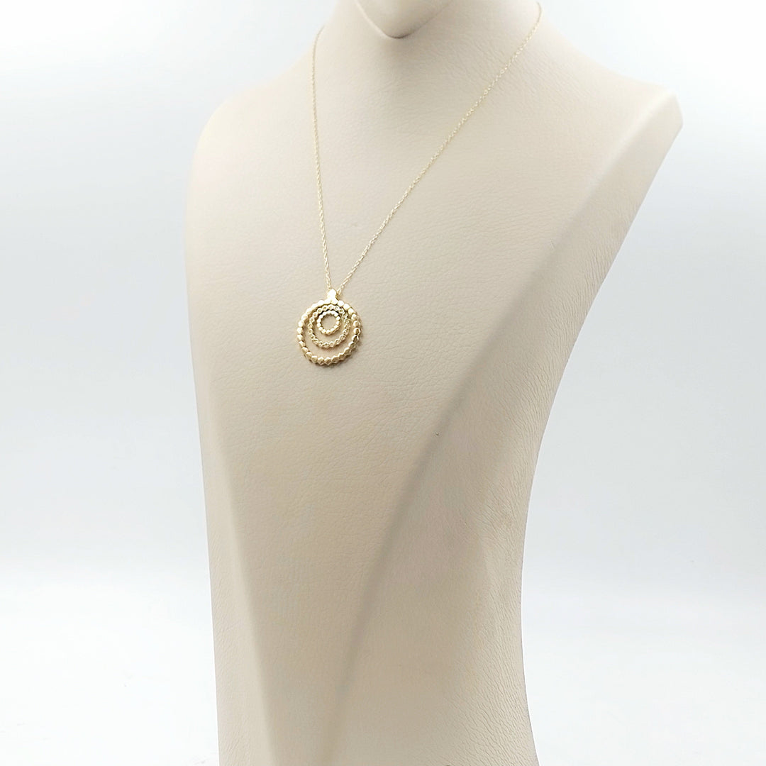 18K عقد اكسترا مرصع-مجوهرات الشيخ سعيد-Saeed Jewelry 