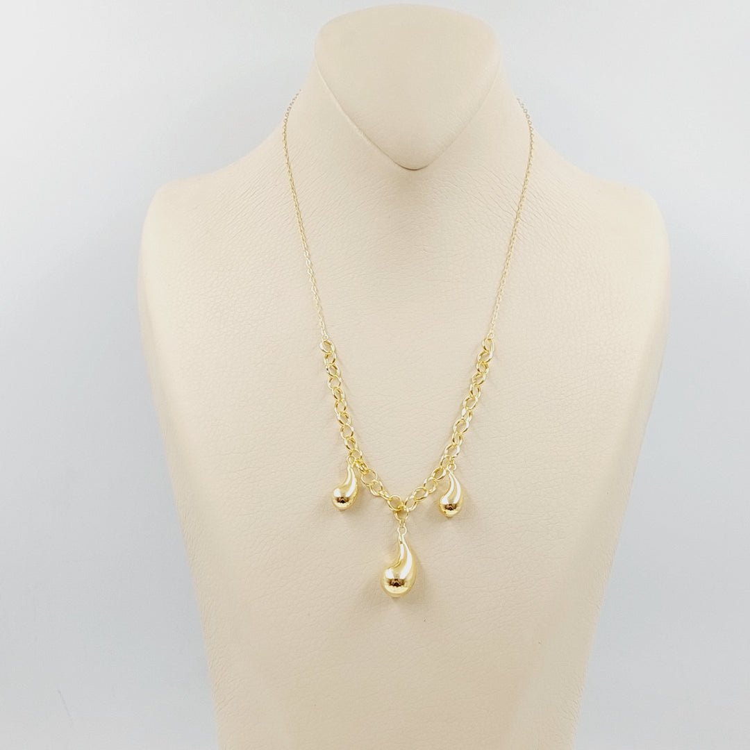 18K Gold Almond Joy Necklace by Saeed Jewelry - Image 3