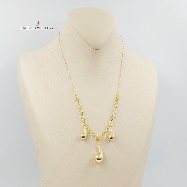 18K Gold Almond Joy Necklace by Saeed Jewelry - Image 1