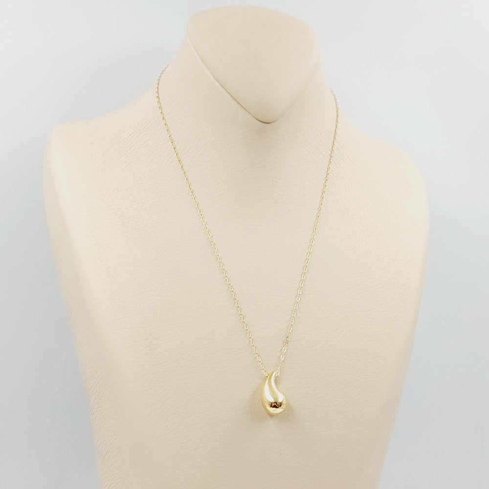 18K Gold Tears Necklace by Saeed Jewelry - Image 2