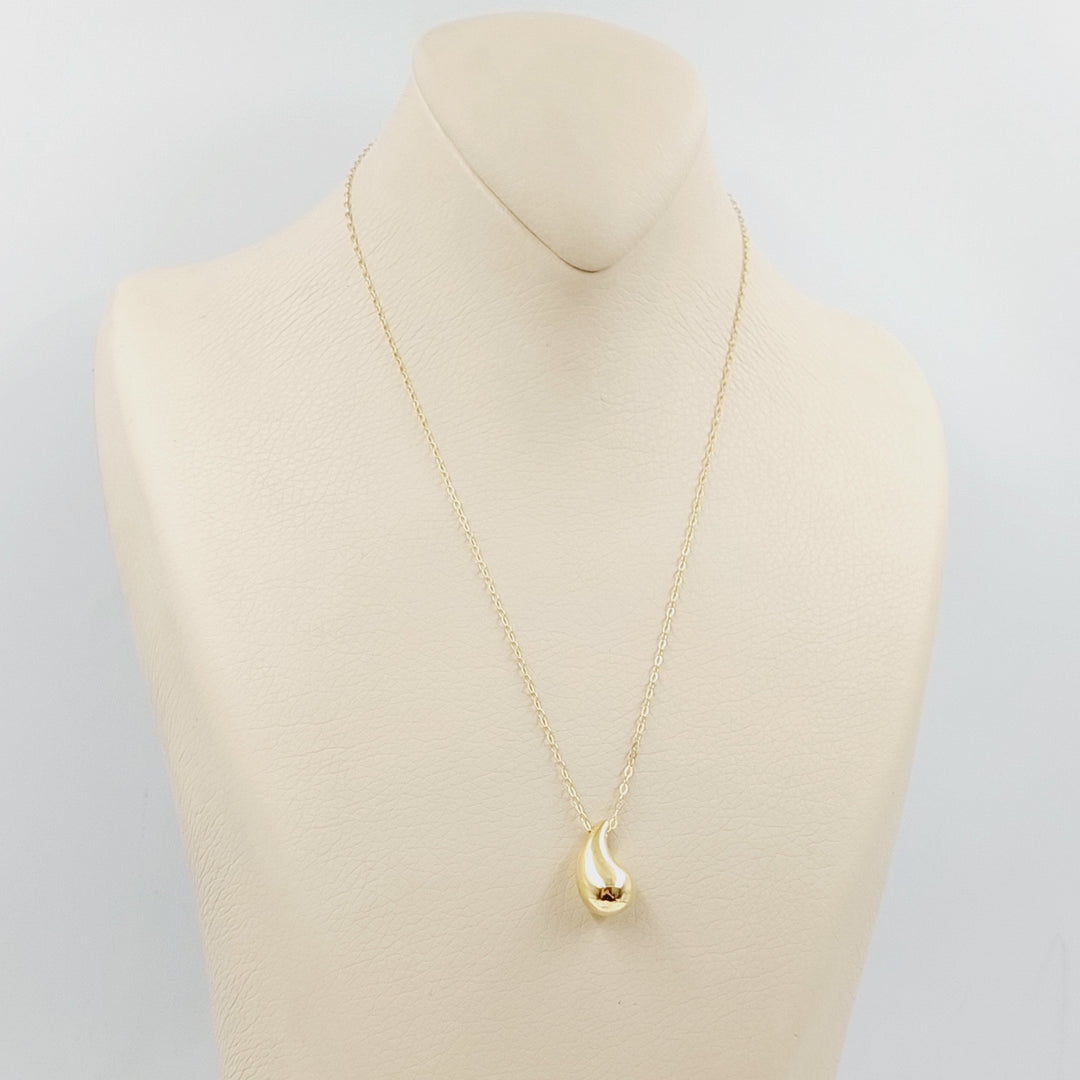 18K Gold Tears Necklace by Saeed Jewelry - Image 2