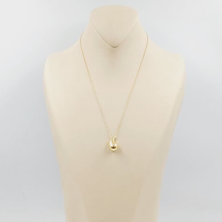 18K Gold Tears Necklace by Saeed Jewelry - Image 3