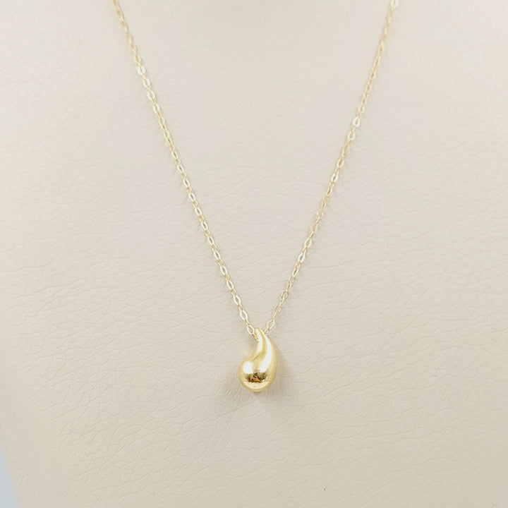 18K Gold Tears Necklace by Saeed Jewelry - Image 5