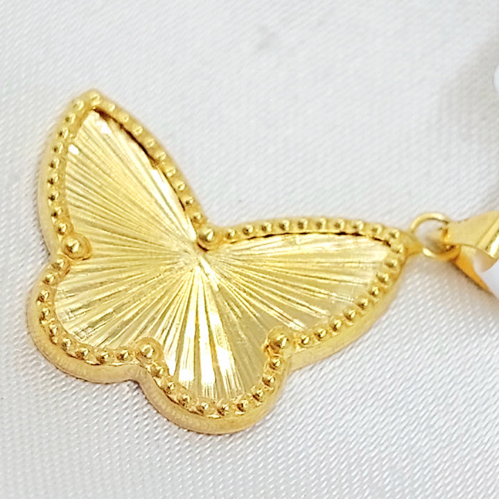 Butterfly Pendant Made of 18K Gold by Saeed Jewelry 