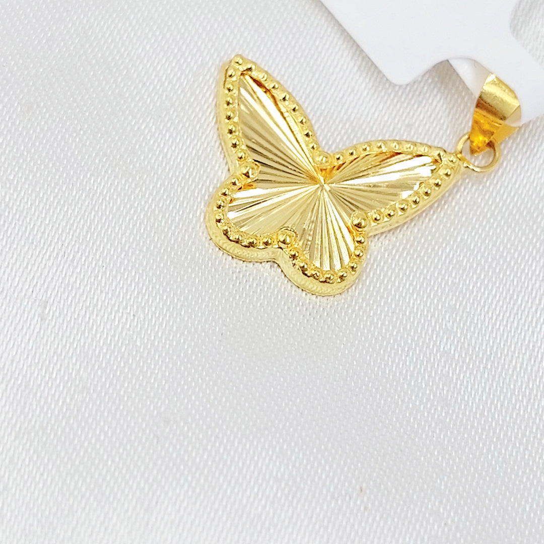 Butterfly Pendant Made of 18K Gold by Saeed Jewelry 