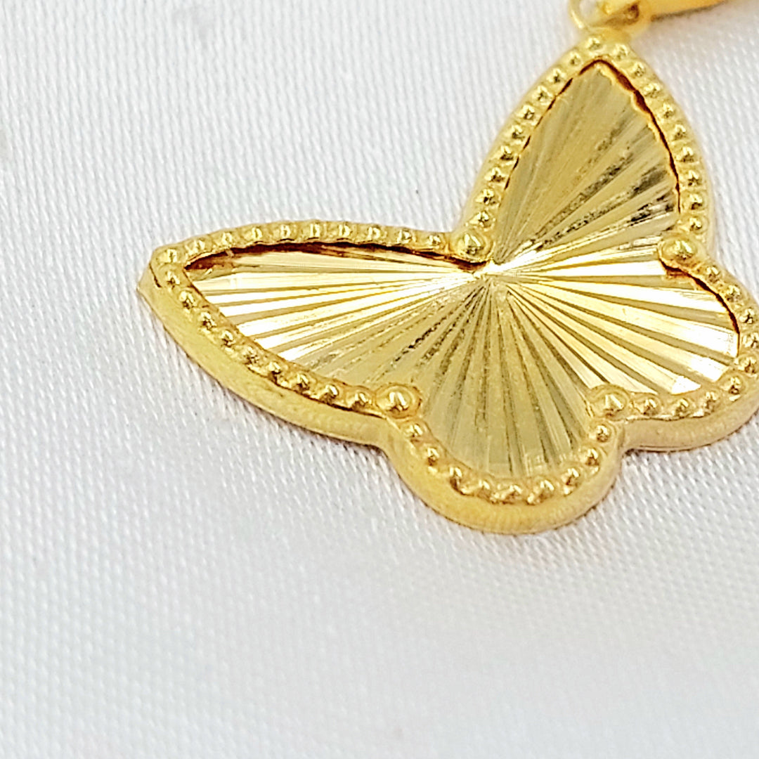 Butterfly Pendant Made of 18K Gold by Saeed Jewelry 