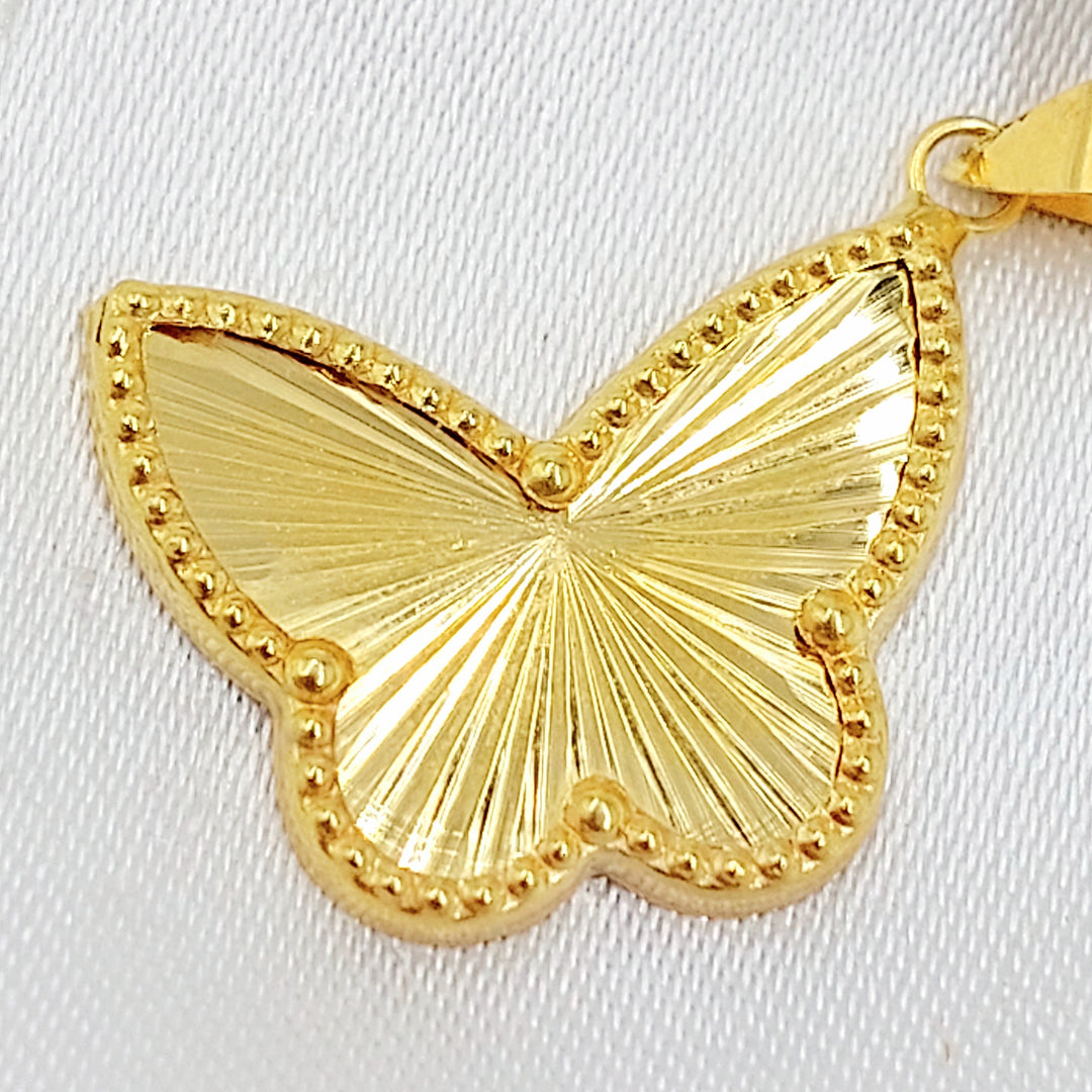 Butterfly Pendant Made of 18K Gold by Saeed Jewelry 