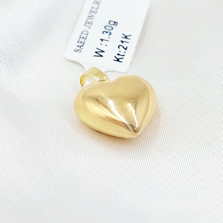 Heart Pendant Made of 18K Gold by Saeed Jewelry 