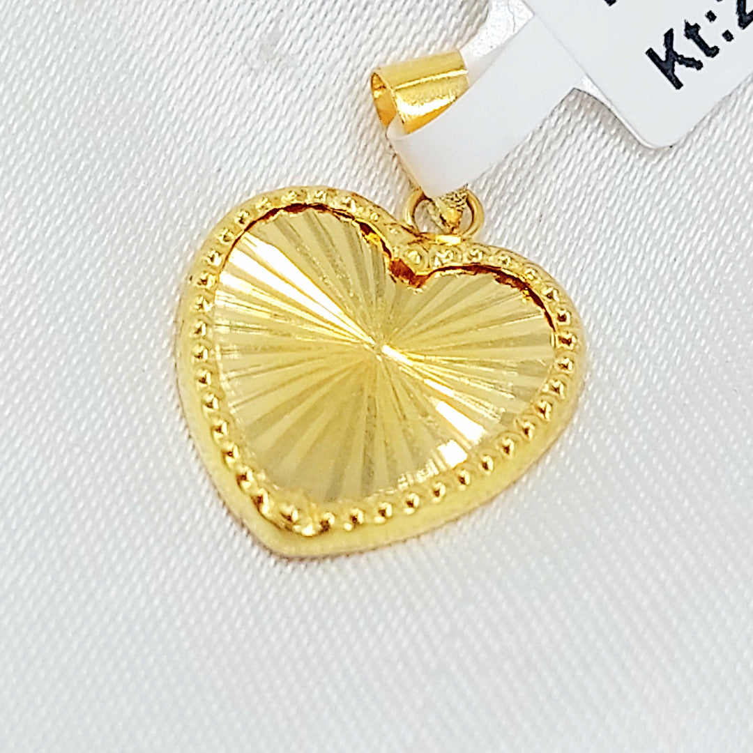 18K تعليقة قلب-مجوهرات الشيخ سعيد-Saeed Jewelry 