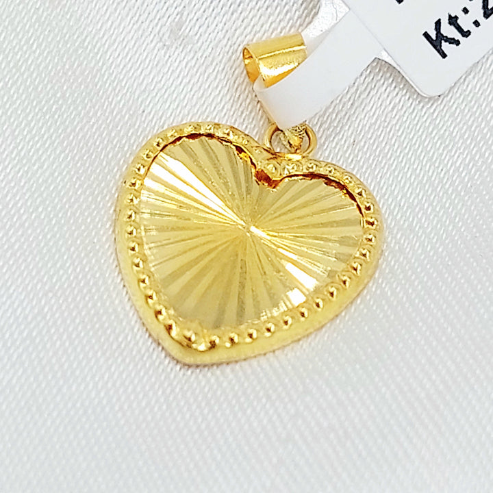 18K تعليقة قلب-مجوهرات الشيخ سعيد-Saeed Jewelry 