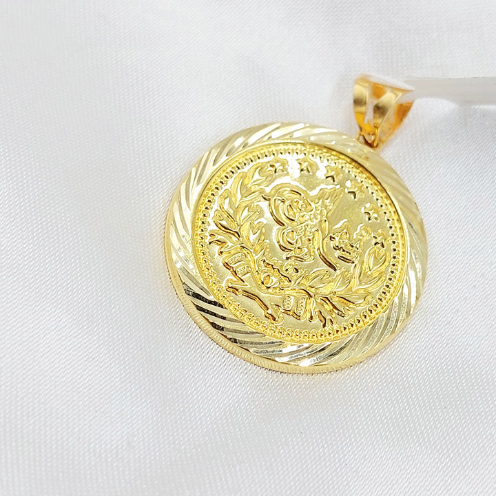 18K تعليقة رشادي قشرة-مجوهرات الشيخ سعيد-Saeed Jewelry 