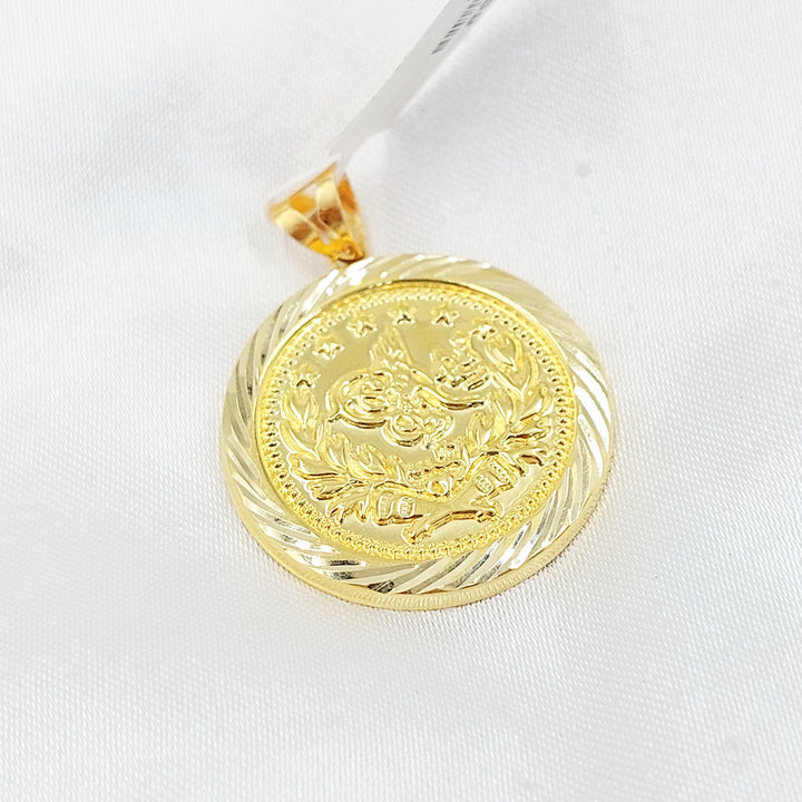 18K تعليقة رشادي قشرة-مجوهرات الشيخ سعيد-Saeed Jewelry 