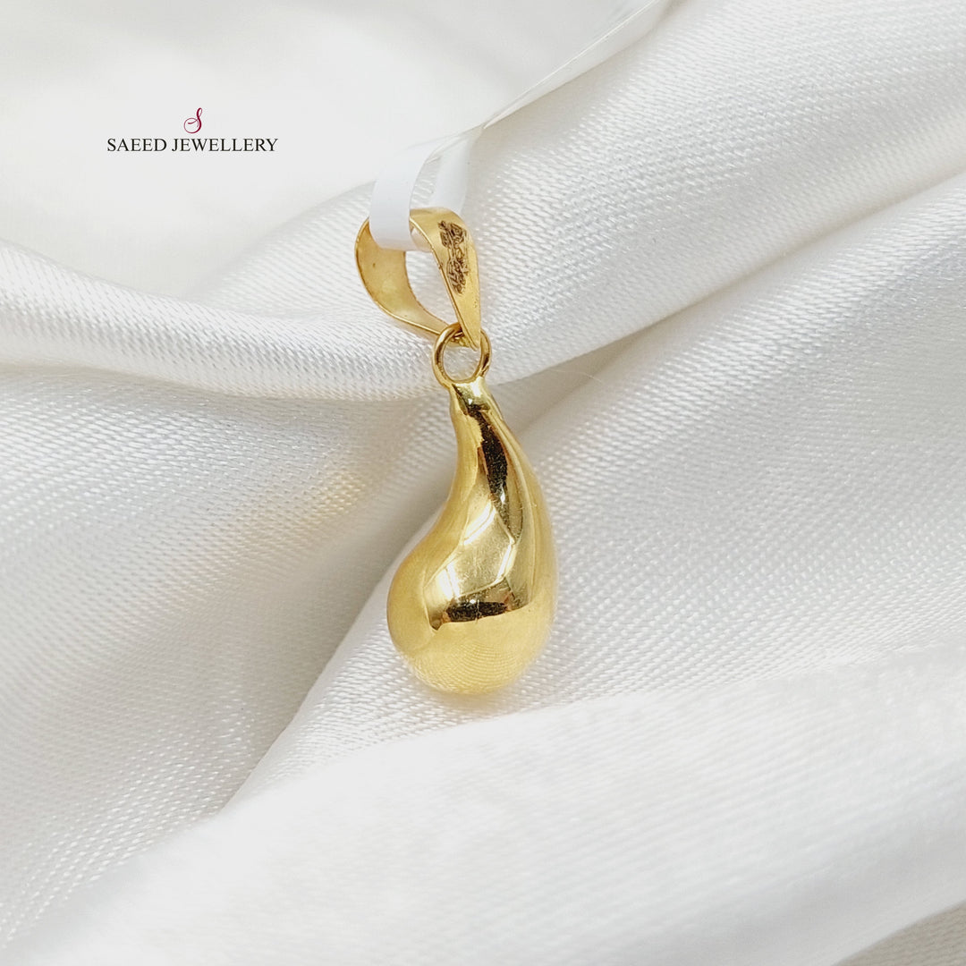 18K تعليقة دمعة-مجوهرات الشيخ سعيد-Saeed Jewelry 