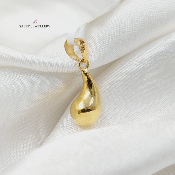 18K تعليقة دمعة-مجوهرات الشيخ سعيد-Saeed Jewelry 