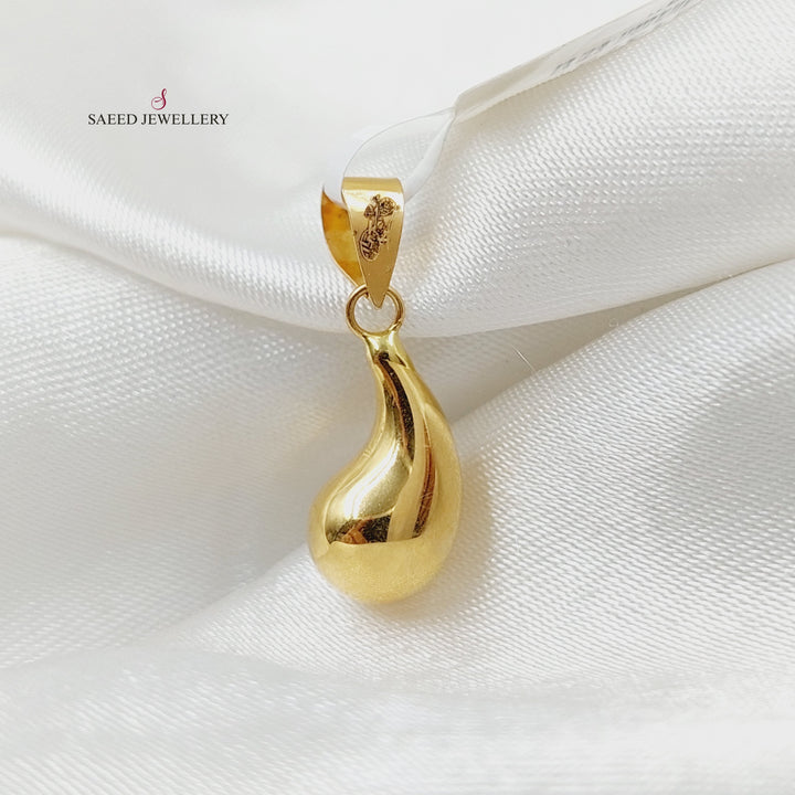 18K Gold Tears Pendant by Saeed Jewelry - Image 3