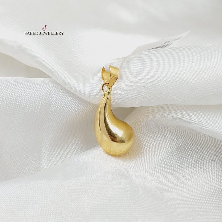 18K Gold Tears Pendant by Saeed Jewelry - Image 1